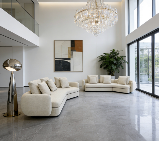  أريكة من القطن والكتان الراقية 